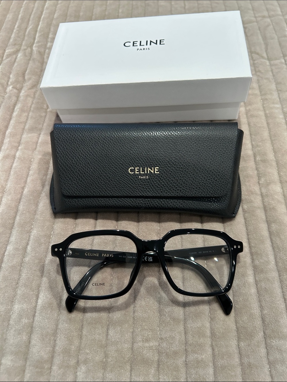 Celine Bold Square Optical Glasses
